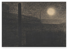 Georges Seurat - Courbevoie: Fabriken bei Mondlicht