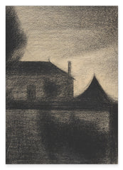 Georges Seurat - Haus in der Dämmerung (La Cité)