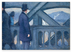 Gustave Caillebotte - Die Brücke von Europa, Skizze