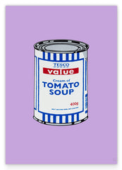 Banksy Dose - Tomato Soup - Andy Warhol Pop-Art Modern Street-Art Marketing - Moderner Kunstdruck Klein bis Groß XXL