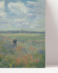 After Hover: Claude Monet - Felder um Argenteuil (1875)