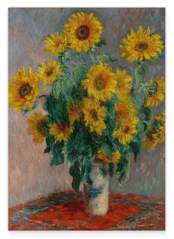 Claude Monet - Ein Strauß Sonnenblumen (1881)