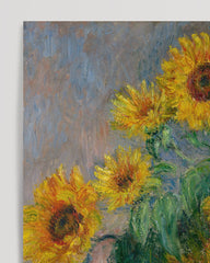 After Hover: Claude Monet - Ein Strauß Sonnenblumen (1881)