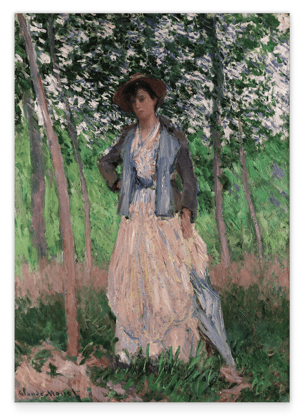 Claude Monet - Die Spaziergängerin (Suzanne Hoschedé, später Theodore Earl Butler, 1868-1899) (1887)