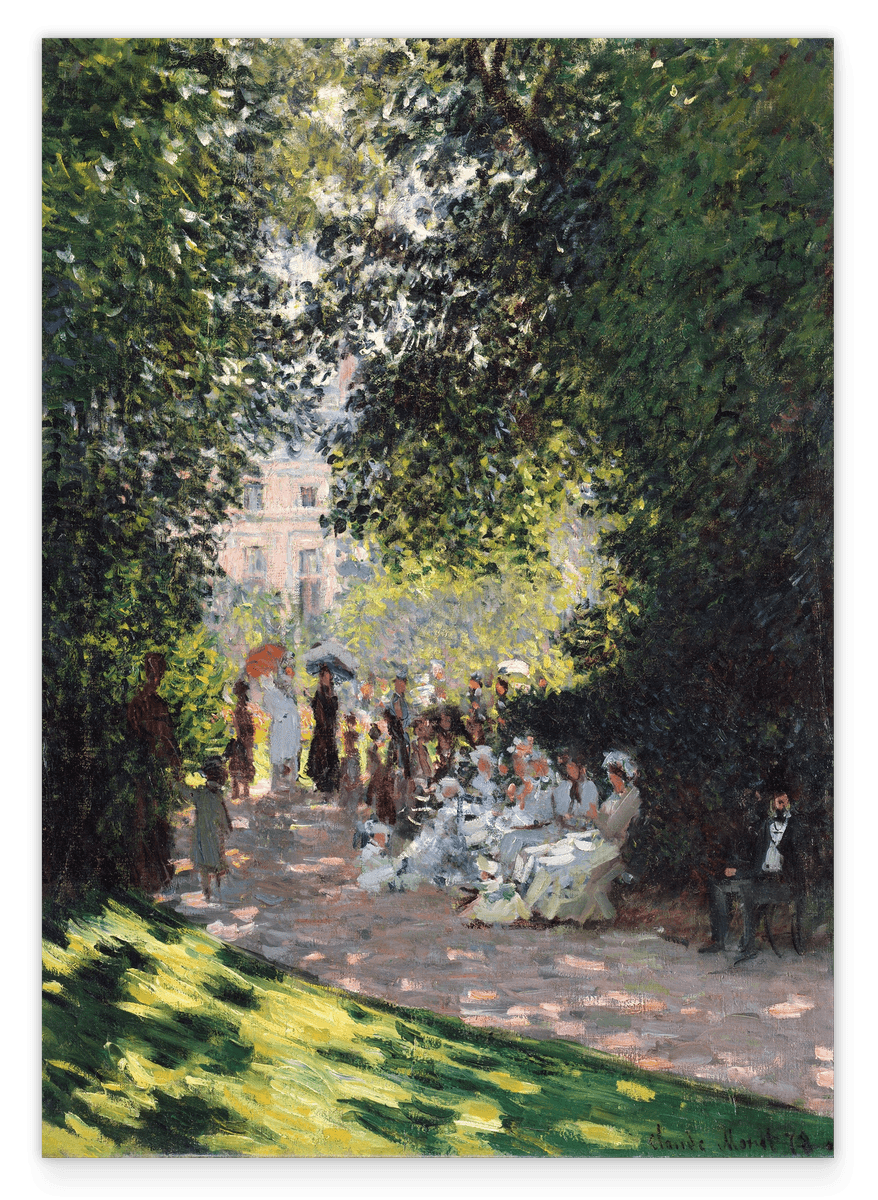 Claude Monet - Der Park Monceau (1878)