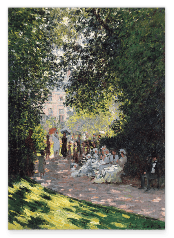 Claude Monet - Der Park Monceau (1878)