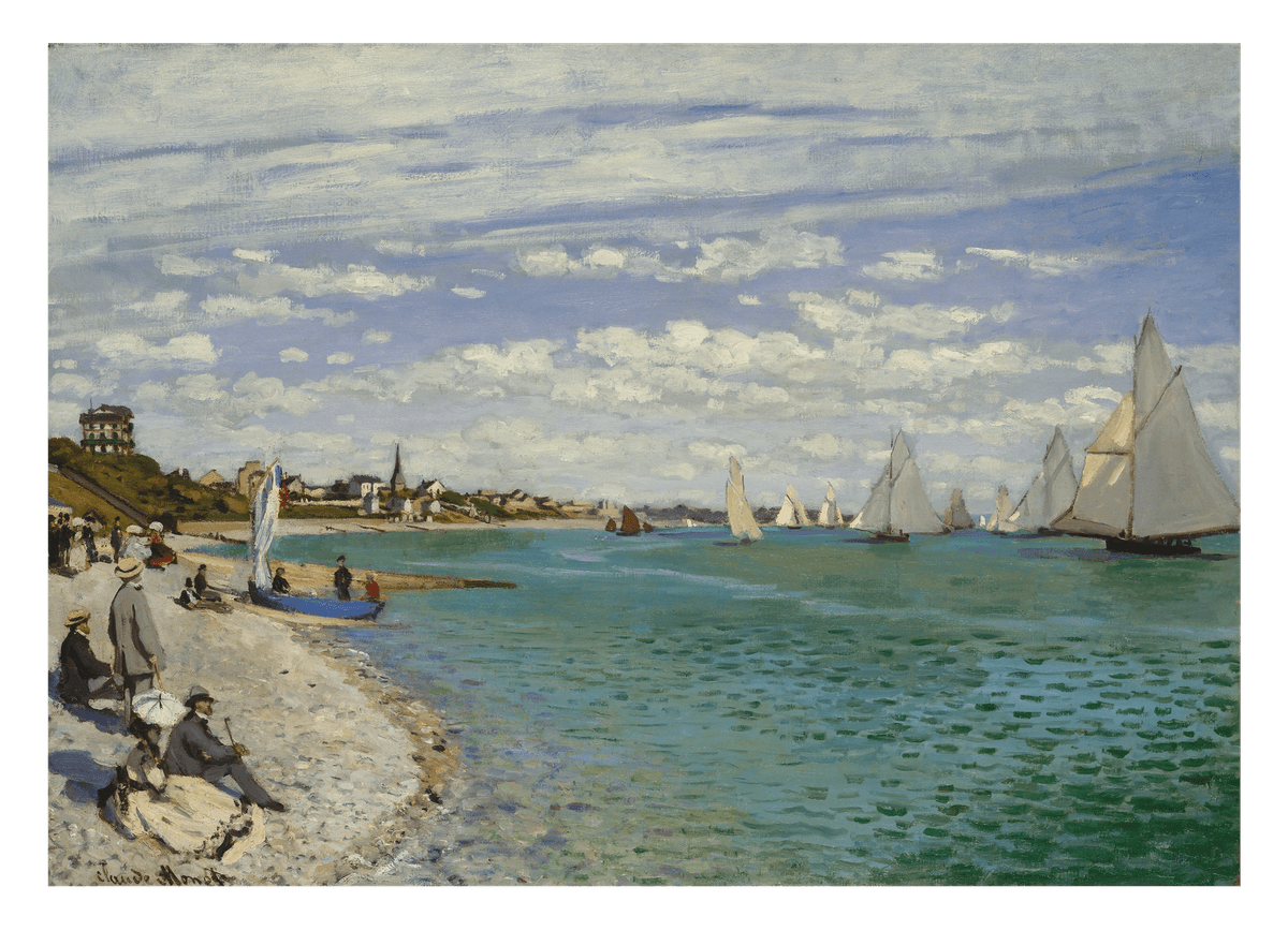 Claude Monet - Regatta bei Sainte-Adresse (1867)