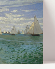 After Hover: Claude Monet - Regatta bei Sainte-Adresse (1867)