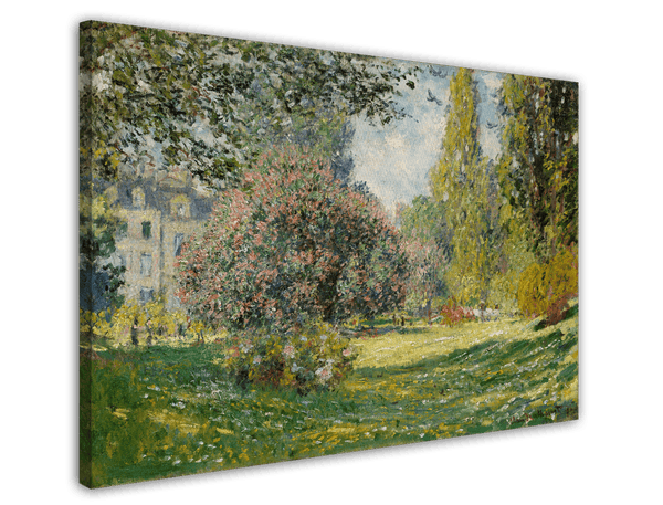 Claude Monet - Landschaft am Park Monceau (1876)