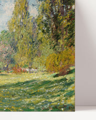 After Hover: Claude Monet - Landschaft am Park Monceau (1876)
