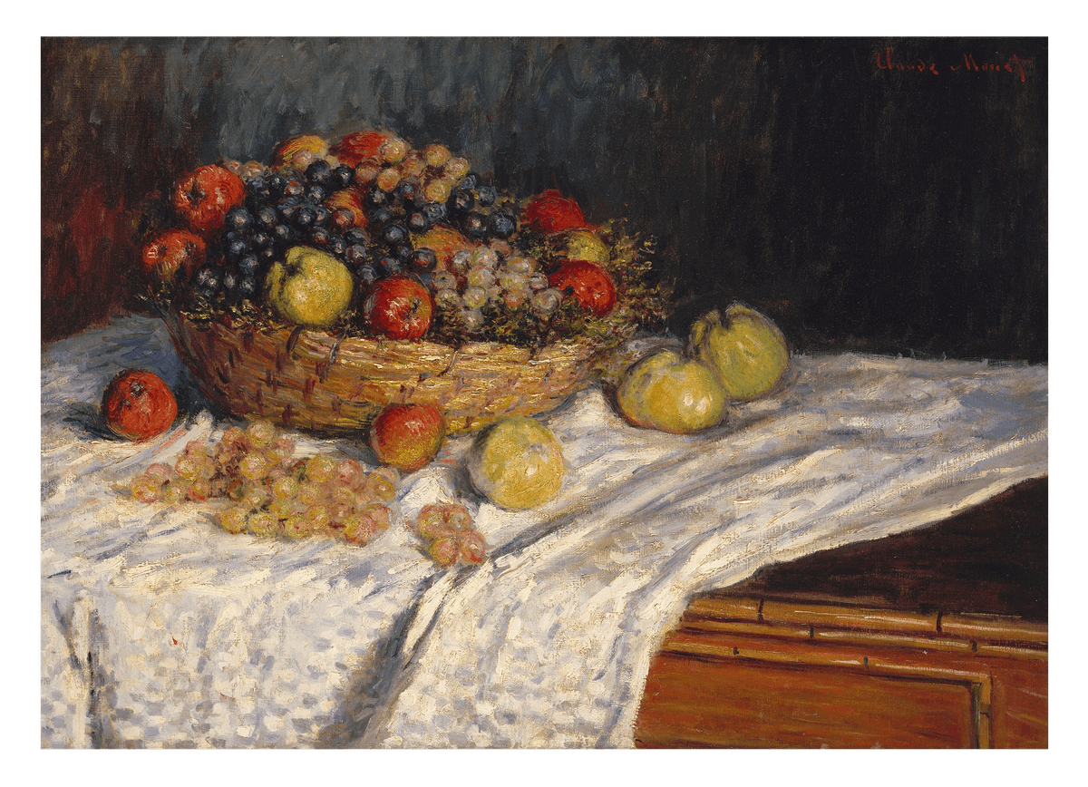 Claude Monet - Äpfel und Weintrauben (1879-1880)