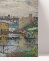 After Hover: Claude Monet - Brücke bei Argenteuil an einem grauen Tag (1876)