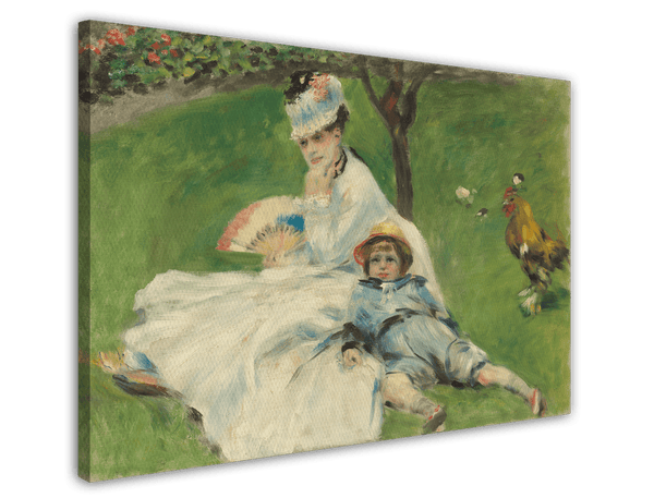 Claude Monet - Madame Monet mit ihrem Sohn (1874)