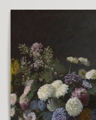 After Hover: Claude Monet - Stillleben mit Blumen und Früchten (1869)