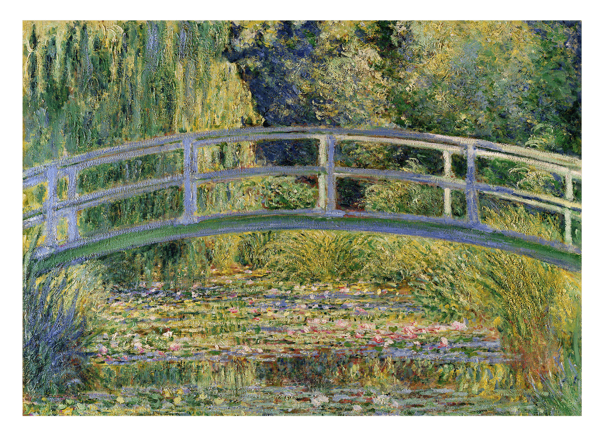 Claude Monet - Japanische Brücke über den Seerosenteich (1899)
