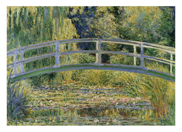 Claude Monet - Japanische Brücke über den Seerosenteich (1899)