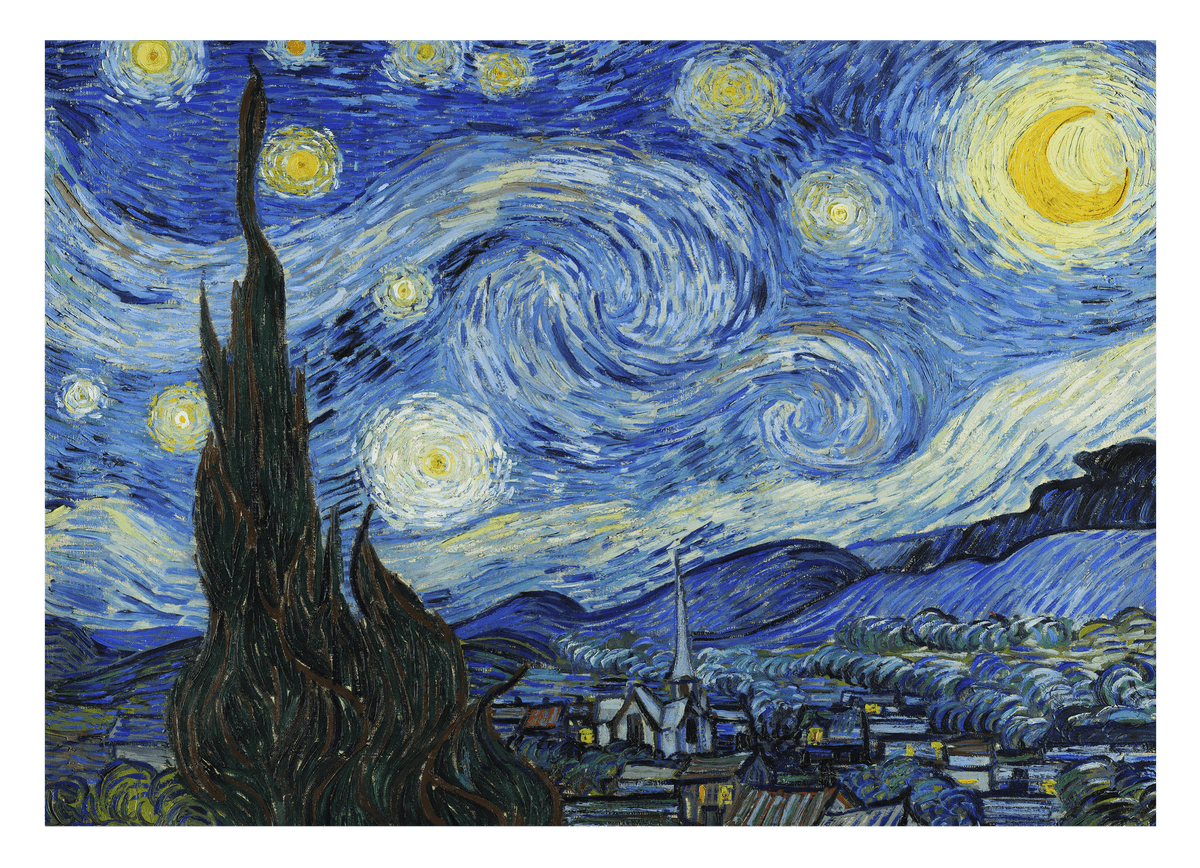 Vincent van Gogh - Die Sternennacht (1889)