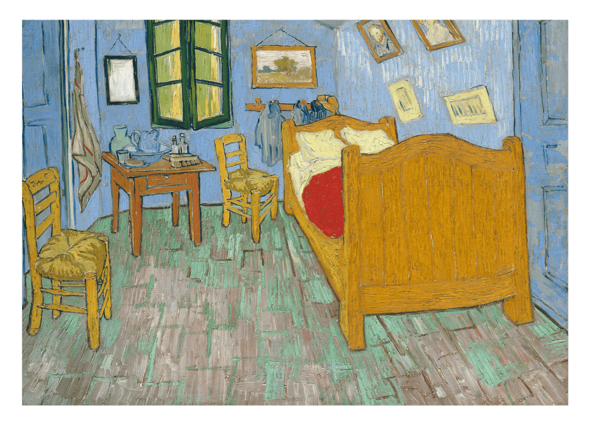 Vincent van Gogh - Das Schlafzimmer - zweite Version (1889)