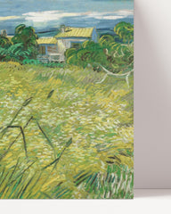 After Hover: Vincent van Gogh - Grünes Weizenfeld mit Zypressen (1889)