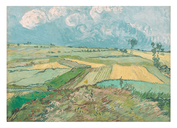 Vincent van Gogh - Weizenfeld nach Regen (Die Ebene von Auvers) (1889)