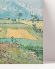 After Hover: Vincent van Gogh - Weizenfeld nach Regen (Die Ebene von Auvers) (1889)