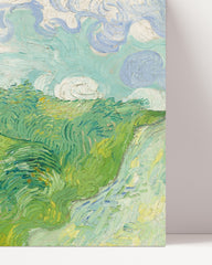 After Hover: Vincent van Gogh - Feld mit grünem Weizen (1889)