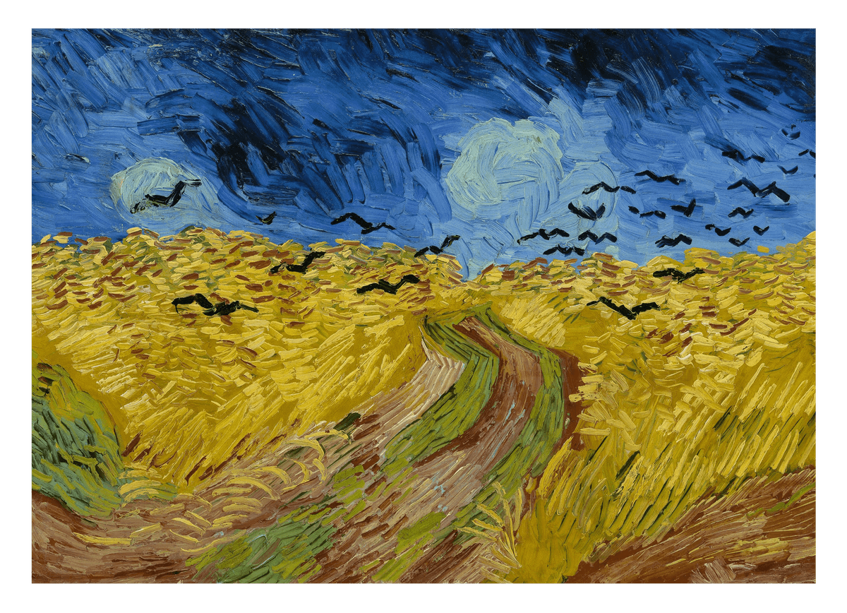 Vincent van Gogh - Weizenfeld mit Krähen (1890)