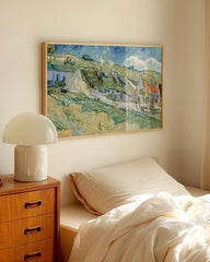 After Hover: Vincent van Gogh - Strohgedeckte Landhäuser (1890)