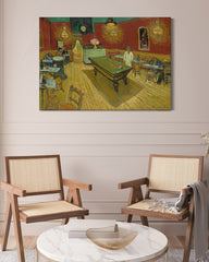 After Hover: Vincent van Gogh - Das Nachtcafé in Arles (1888)