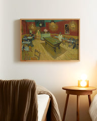 After Hover: Vincent van Gogh - Das Nachtcafé in Arles (1888)