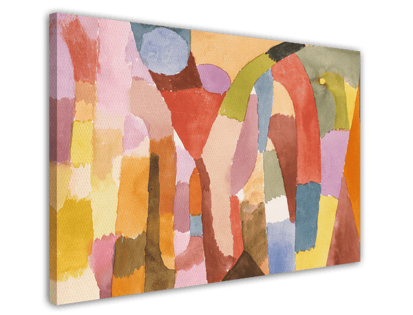 Paul Klee - Bewegung von gewölbten Räumen (1915)