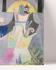 After Hover: Paul Klee - Schwarze Säulen in der Landschaft (1919)