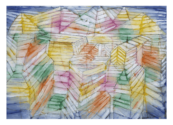 Paul Klee - Bühnen-Gebirgs-Konstruktion (1920)