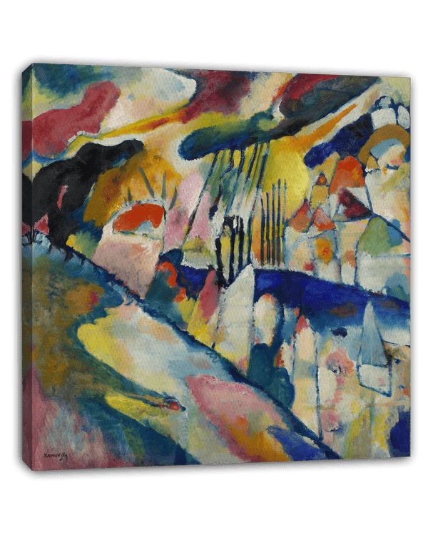 Wassily Kandinsky - Landschaft mit Regen (1913)