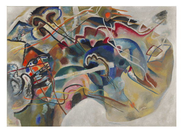 Wassily Kandinsky - Bild mit weißem Rand (1913)
