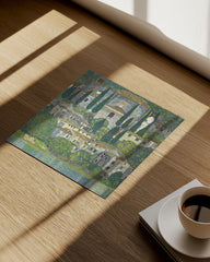 After Hover: Gustav Klimt - Kirche in Cassone (Landschaft mit Zypressen) (1913)