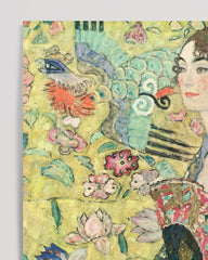 After Hover: Gustav Klimt - Frau mit Fächer (1918)