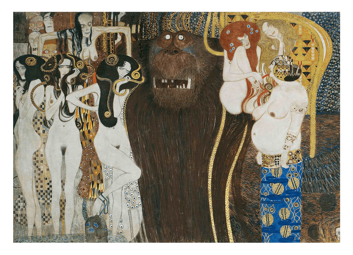 Gustav Klimt - Beethovenfries (1901)