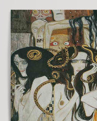 After Hover: Gustav Klimt - Beethovenfries (linker Teil) (1901)