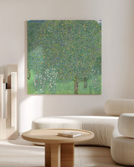 After Hover: Gustav Klimt - Rosen unter Bäumen (1905)