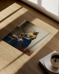 After Hover: Jan Vermeer - Das Milchmädchen (1658)