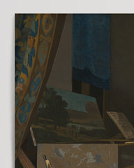 After Hover: Jan Vermeer - Sitzende Virginalspielerin (1672)