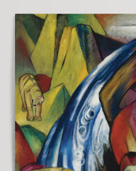After Hover: Franz Marc - Der Wasserfall (Frauen unter einem Wasserfall) (1912)