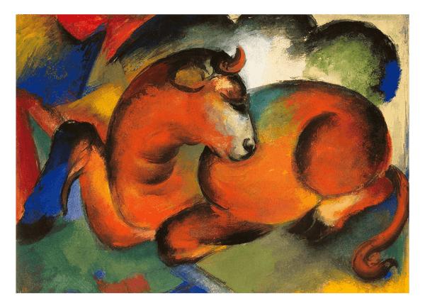 Franz Marc - Roter Stier (1912)
