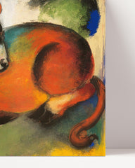 After Hover: Franz Marc - Roter Stier (1912)