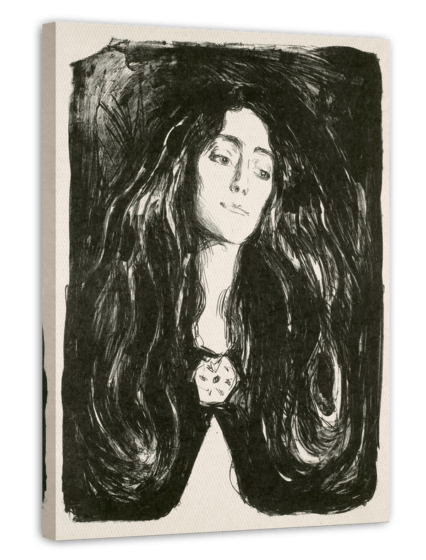 Edward Munch - Die Brosche - Eva Mudocci (1903)