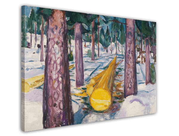 Edward Munch - Gelber Baumstamm (1912)