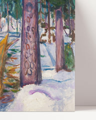 After Hover: Edward Munch - Gelber Baumstamm (1912)