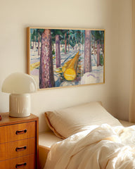 After Hover: Edward Munch - Gelber Baumstamm (1912)