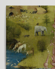 After Hover: Hieronymus Bosch - Der Garten der Lüste (1490/1510) - Linke Tafel